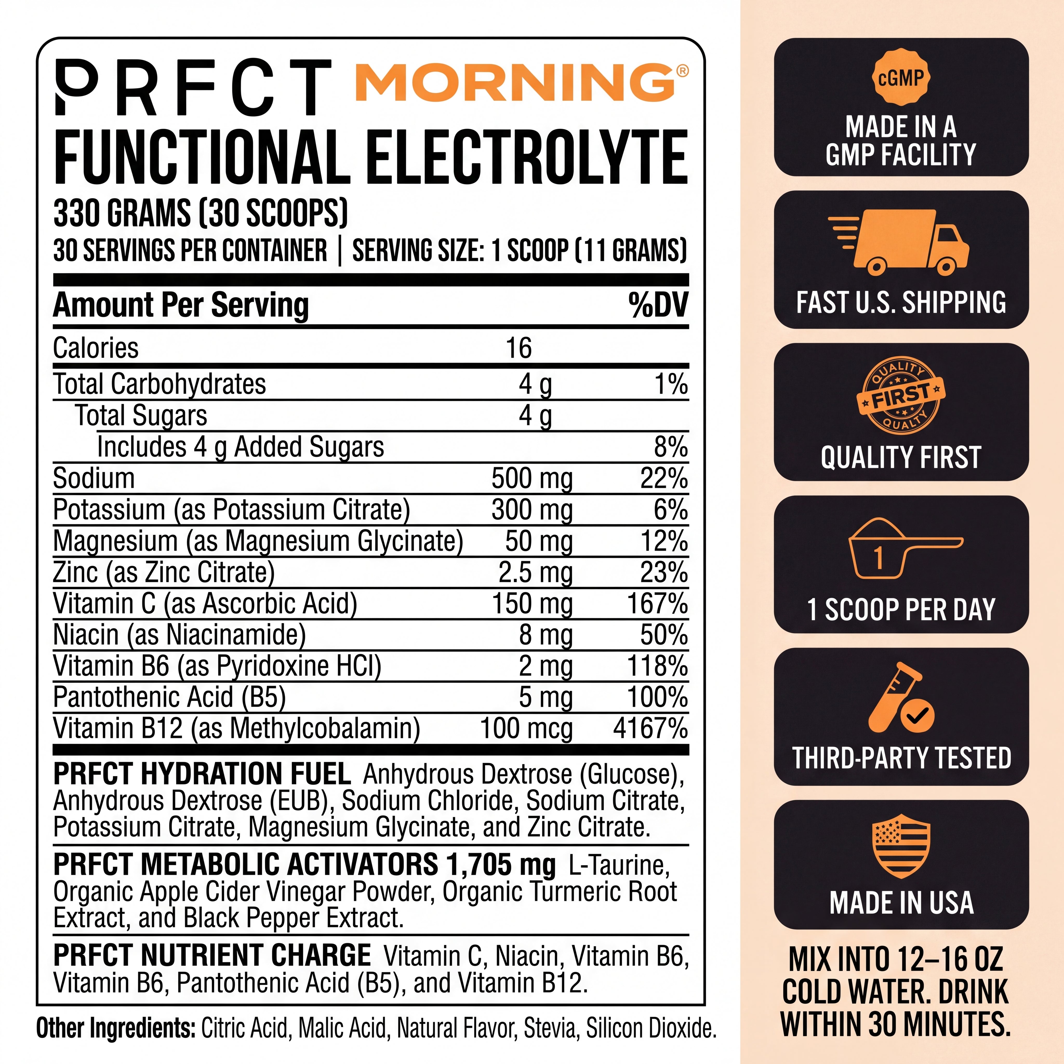 PRFCT Morning Electrolytes