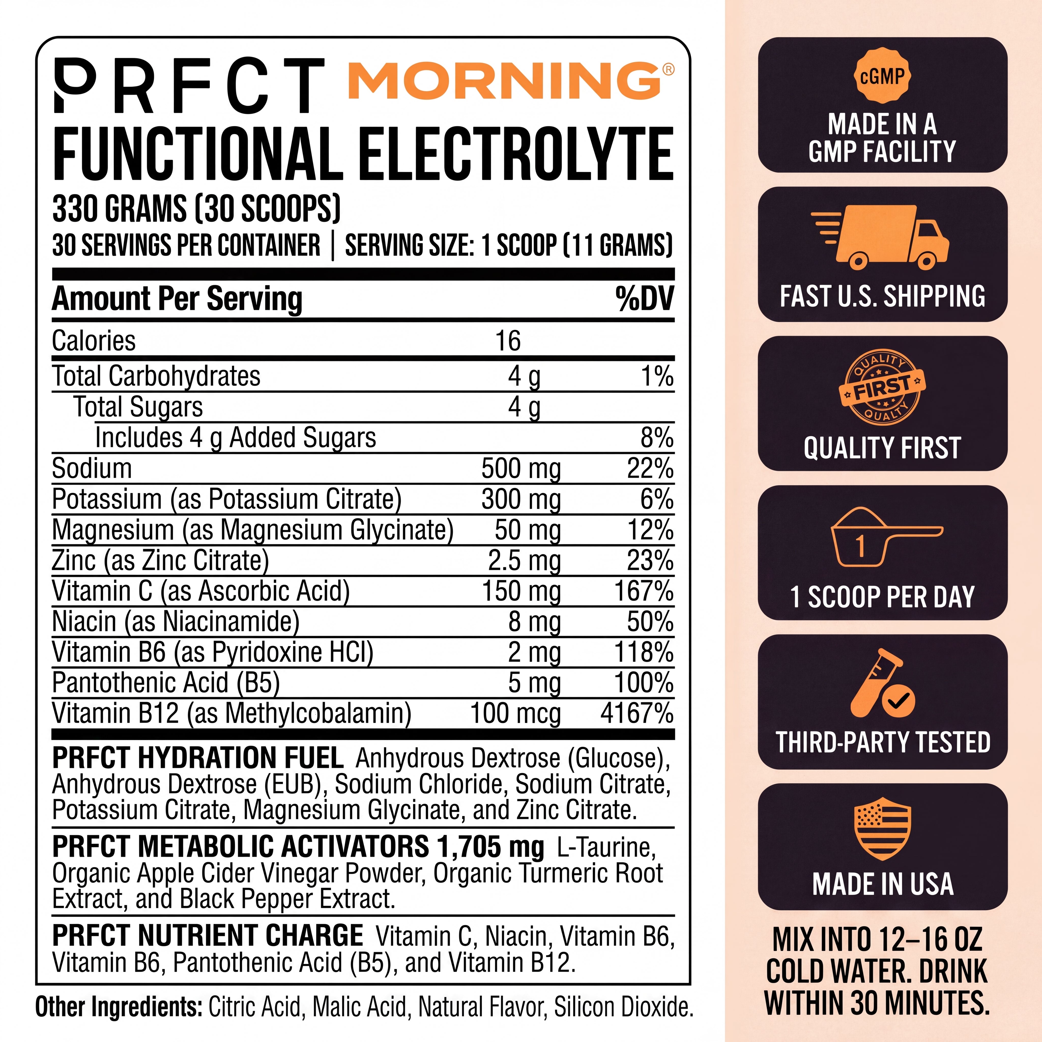 PRFCT Morning Electrolytes
