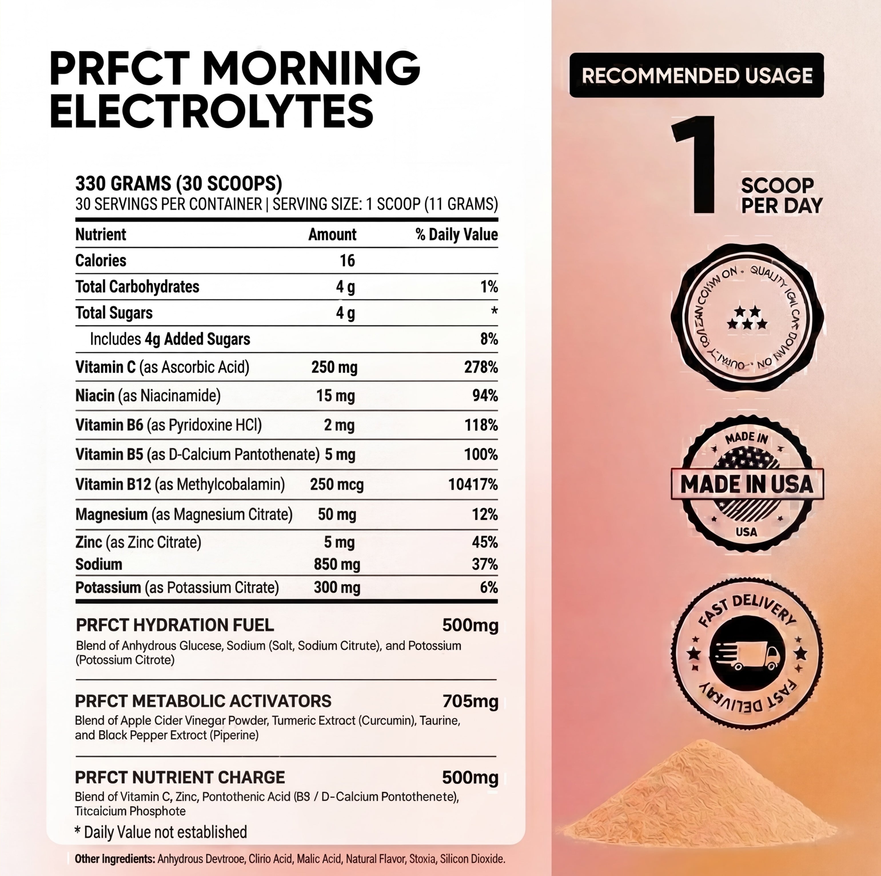 PRFCT Morning Electrolytes